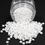 50gm 6/0 Preciosa Opaque White Seed Beads