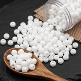 50gm 4/0 Preciosa Opaque White Seed Beads