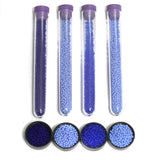 4 Colors Preciosa Seed Beads Combo Blue
