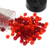 4mm Trans and Opaque Glass Crystal Beads Tube For Jewellery Making