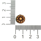 100 Gm, 12x4mm Flower Beads_ACRB-775-2