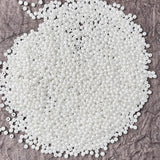 100 Gm Acrylic Pearl Beads Round White_ACPB-228