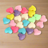 100 gm, 16mm Heart Acrylic Beads Assorted Color_ACRB-845_2