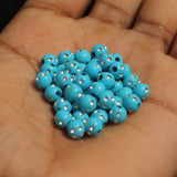 100 gm 6mm Acrylic Dotted Beads_ACRB-864