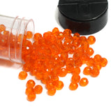 400 Pcs, 4mm Trans Faceted Crystal Rondelle Beads