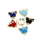 10 Pcs Butterfly Shape Enamel Charms 16mm_clrn-162.