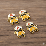 10 Pcs 21X16mm Enamel Charms