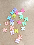 10mm Multicolor Flower Acrylic Beads_ACRB-871-1
