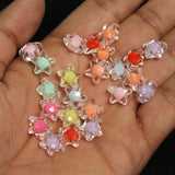 10mm Transparent Star Acrylic Beads Assorted Color_ACRB-852-2