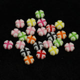 10x5mm Flower Acrylic Beads Assorted Color_ACRB-846_2