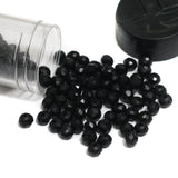 400 Pcs, 4mm Opaqua Black Faceted Crystal Rondelle Beads