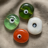 15 Eye Disc Beads Assorted 18-20mm