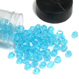 400 Pcs, 4mm Sky Blue Faceted Glass Bicone Beads