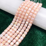 1 String 4mm Premium Faceted Cube Crystal Beads