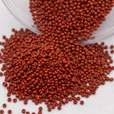 50gm 8/0 Preciosa Opaque Brick Red Seed Beads