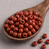 50gm 4/0 Preciosa Opaque Brick Red Seed Beads