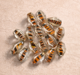 45+ Diamond Beads Inside Color 16x10mm