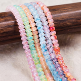 6 String 8x4mm Multicolor Pastel Beads Combo