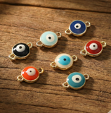 14 Pcs Enamel Charms 16X10mm_clrn-180