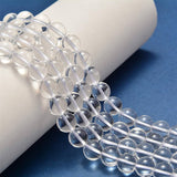 5mm Round Clear Quartz Stone Beads White
