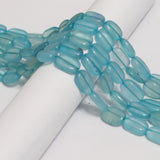 14x8mm Oval Jade Stone Beads Aqua_SP-2098