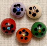 35+ Fancy Flower Round Beads Assorted 12mm