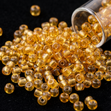 50gm 4/0 Preciosa Royal Gold Seed Beads