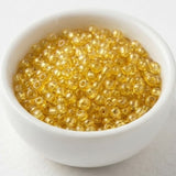 50gm 6/0 Preciosa Royal Gold Seed Beads