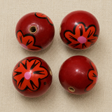 20 Pcs Wooden Round Beads 1.25 Inch