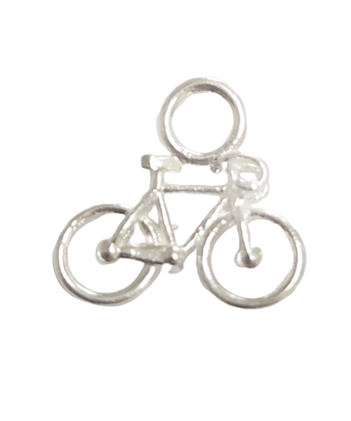 12mm Sterling Silver Cycle Charm