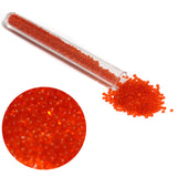 Preciosa seed Beads Trans Orange Red Size 11/0