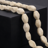 1 String 16x11mm Off White Howlite Beads