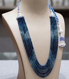 Blue Horizon Layered Gemstone Beaded Necklace