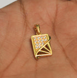 1 Pc, 18x12mm AD Charms Golden_ACC-58_2