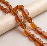 1 String 17x12mm Glass Beads