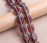 1 String 17x12mm Glass Beads