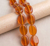 1 String 18x13mm Glass Beads