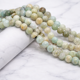 1 String 8mm Natural Amazonite Gemstone Beads_MGB-200
