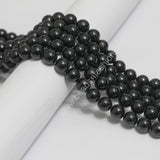 1 String 8mm Natural Black Tourmaline Gemstone Beads_MGB-190