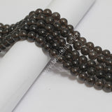 1 String 8mm Natural Smoky Quartz Gemstone Beads_MGB-202