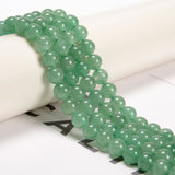 1 String, 8mm Round Green Aventurine Stone Beads_MGB-170