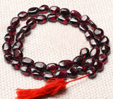 1 String, 8x5mm Oval Garnet Stone Beads Maroon_SP-2108