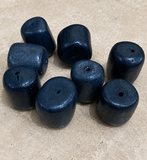 20 Pcs Black Synthetic Howlite Beads 15X14mm-15X16mm_CLRN-137