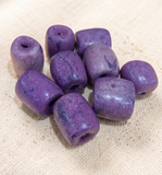 20 Pcs Purple Synthetic Howlite Beads 14X13mm-16X14mm_CLRN-123