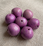 20 Pcs Purple Synthetic Howlite Beads 16X17mm-19X16mm_CLRN-124