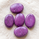 20 Pcs Purple Synthetic Howlite Beads 25X18mm-28X18mm_CLRN-121