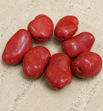 20 Pcs Red Synthetic Howlite Beads 26X17mm-22X15mm_Clrn-143