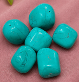 20 Pcs 16mm-20mm Turquoise Synthetic Howlite Beads