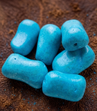 20 Pcs 27X14mm Turquoise Synthetic Howlite Beads