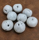 20 Pcs White Synthetic Howlite Beads 14X16mm-18X16mm_CLRN-132
